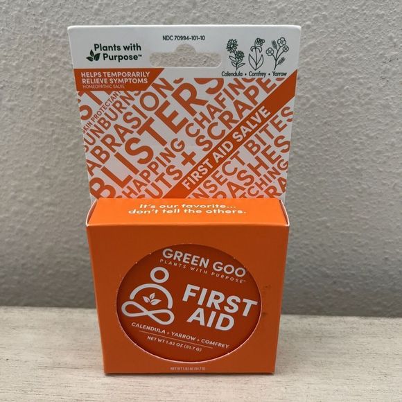 GREEN GOO - First Aid - All Natural Plant Based Ingredients - 1.82Oz 03/2025 - Picture 8 of 8